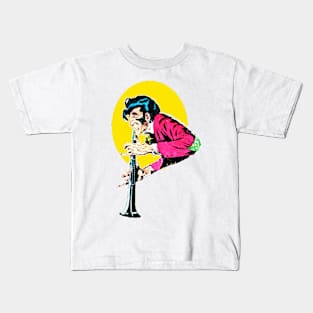 Permormatic musician playing clarinet Kids T-Shirt